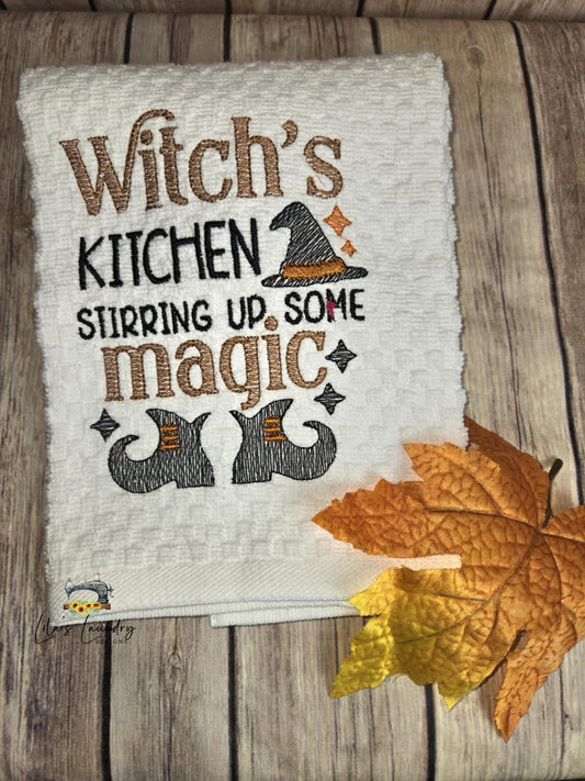 Witch's Kitchen - 3 Sizes - Digital Embroidery Design