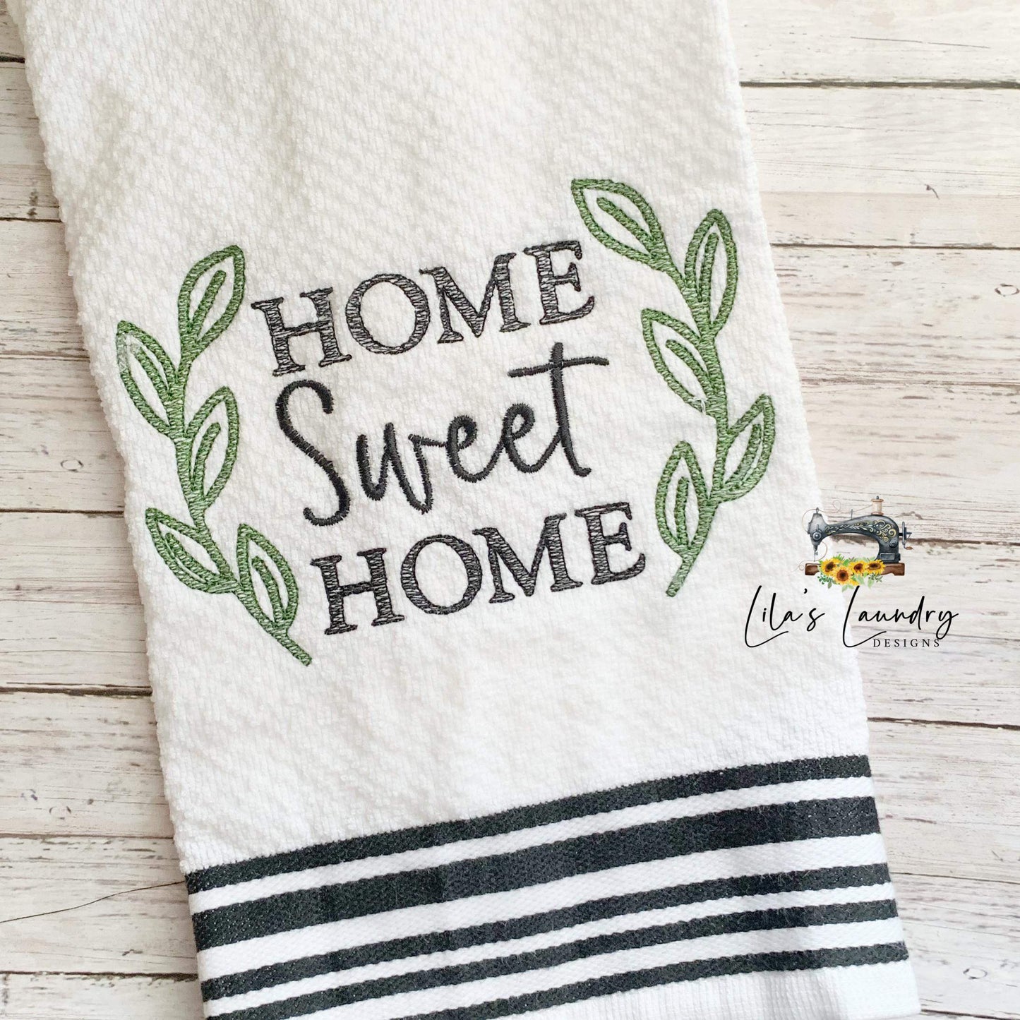 Home Sweet Home - 3 sizes- Digital Embroidery Design