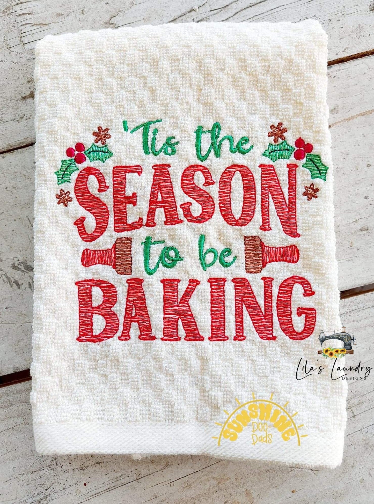 Season to be Baking - 3 sizes- Digital Embroidery Design