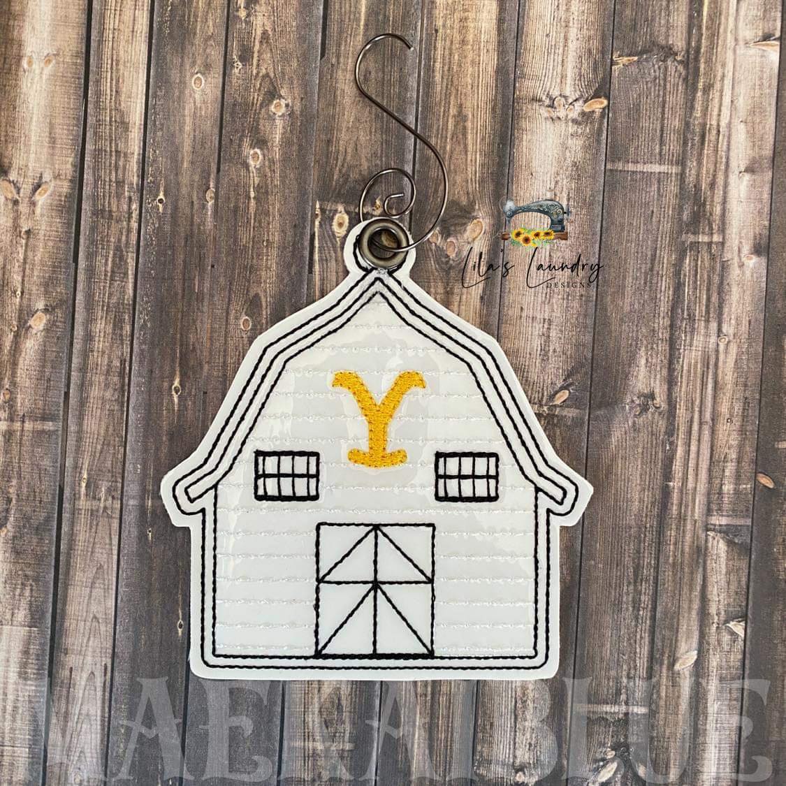 Bunkhouse Ornament - Digital File - Embroidery Design