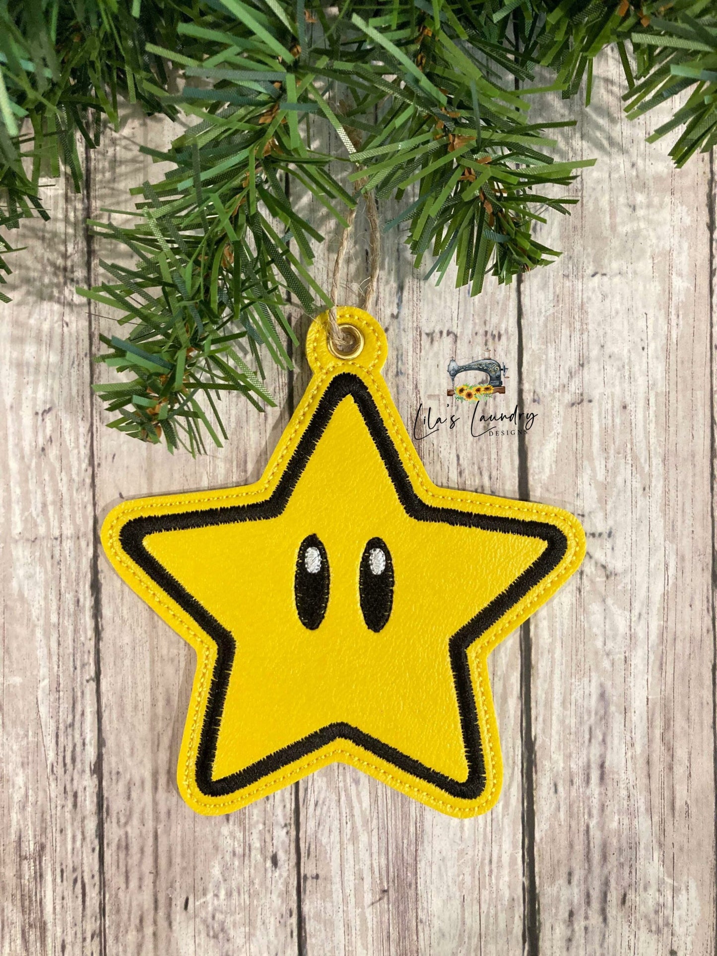 Fast Star Ornament - Digital File - Embroidery Design