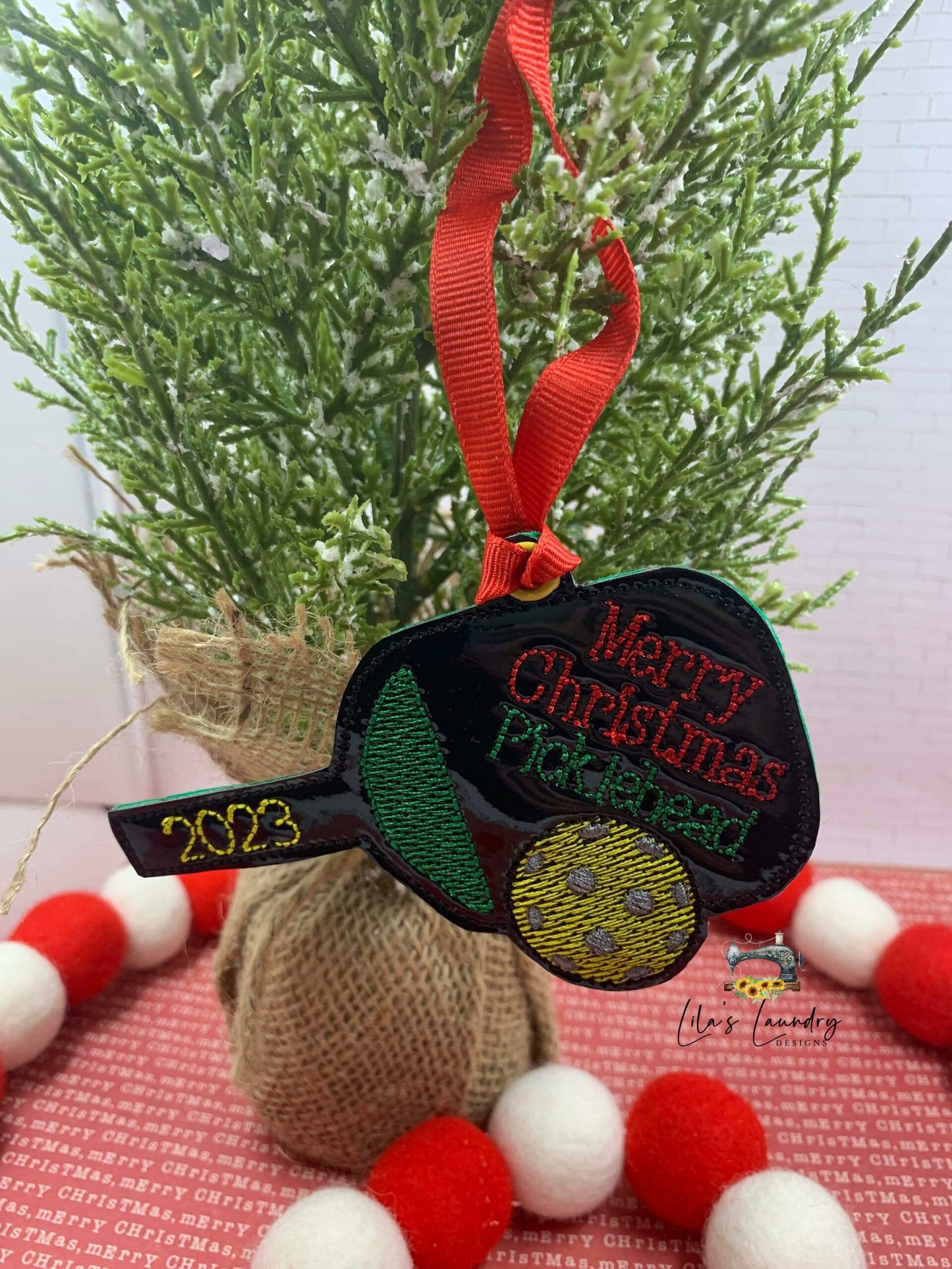 Picklehead Ornament - Digital File - Embroidery Design