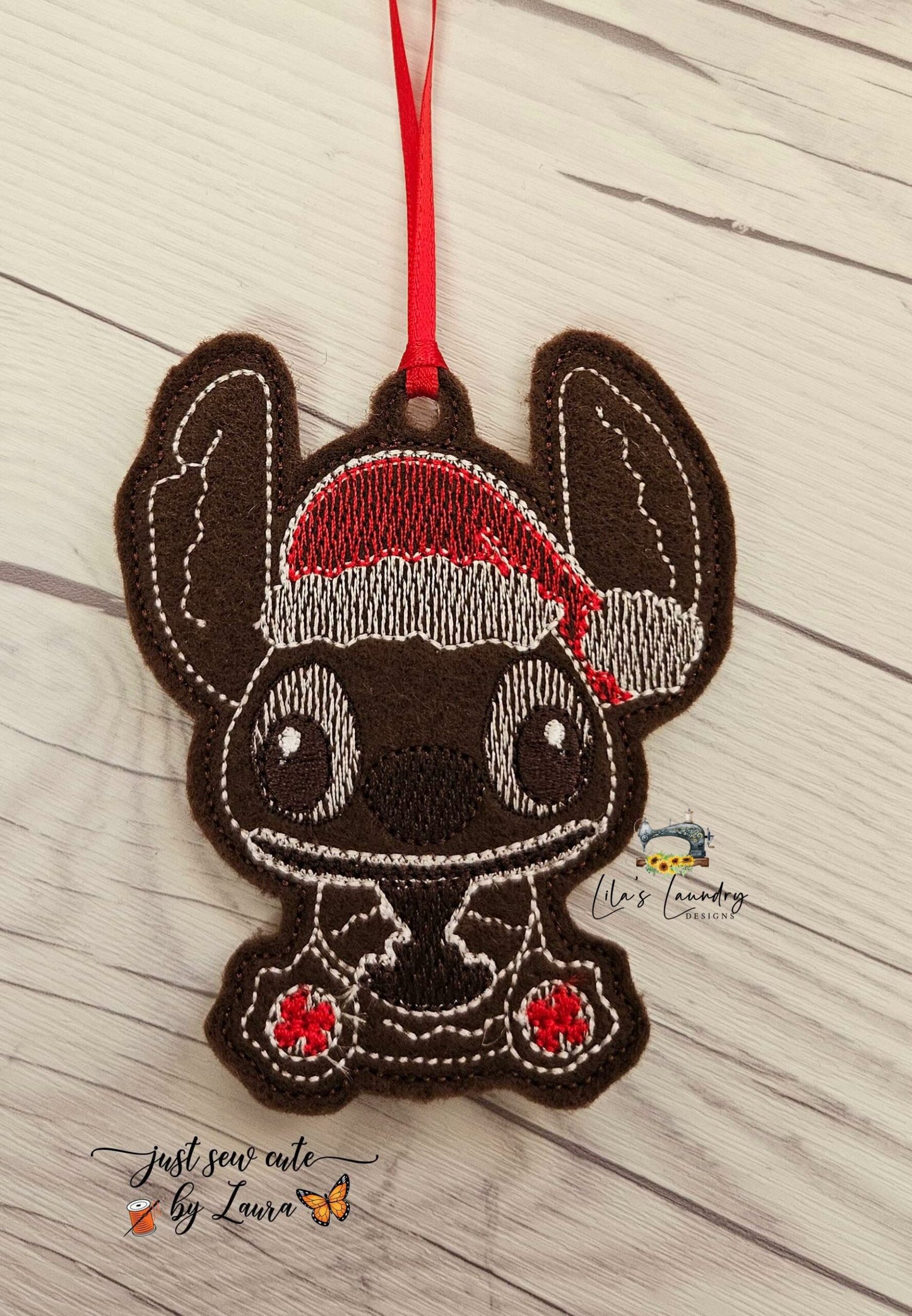 Mouse Friends Gingerbread Ornament Set - Digital File - Embroidery Design