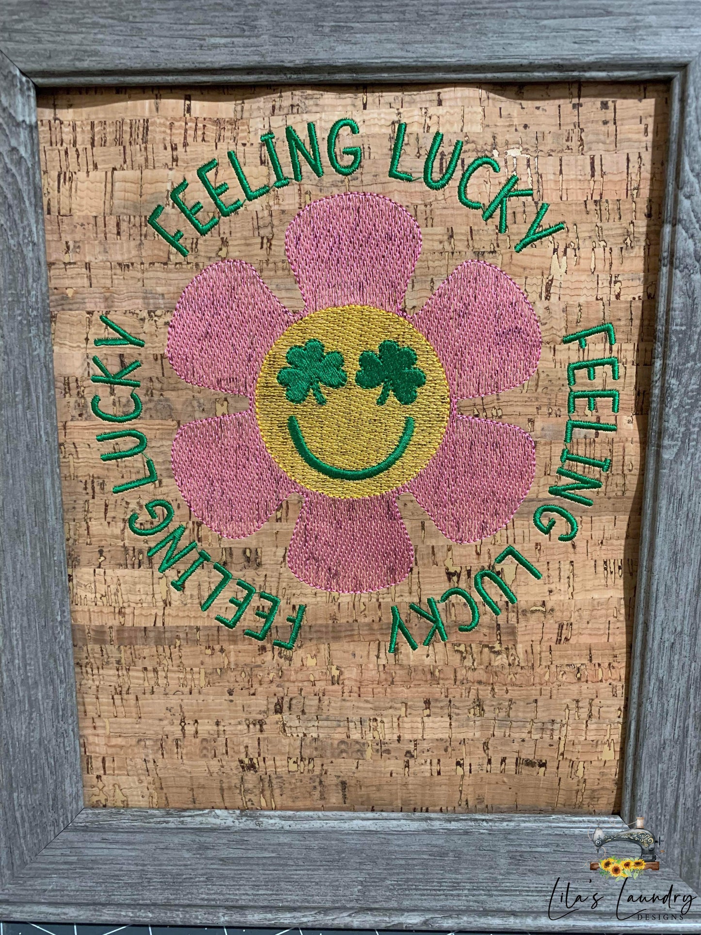 Feeling Lucky Sketch - 4 Sizes - Digital Embroidery Design