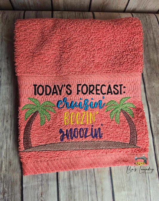 Today's Forecast - 3 Sizes - Digital Embroidery Design