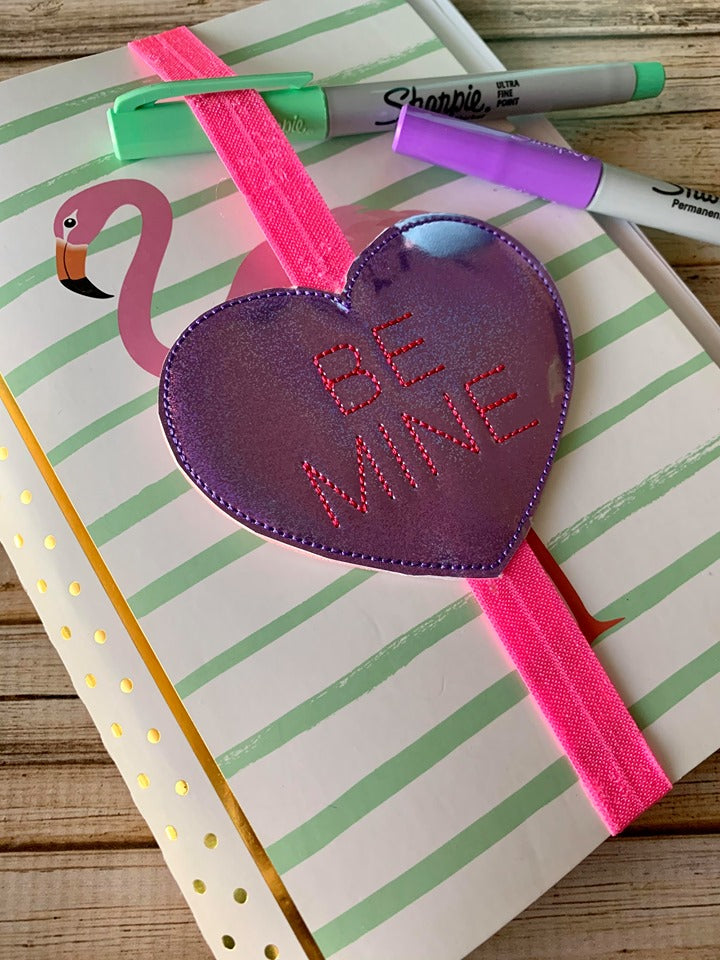 Be Mine - Book Band - Digital Embroidery Design