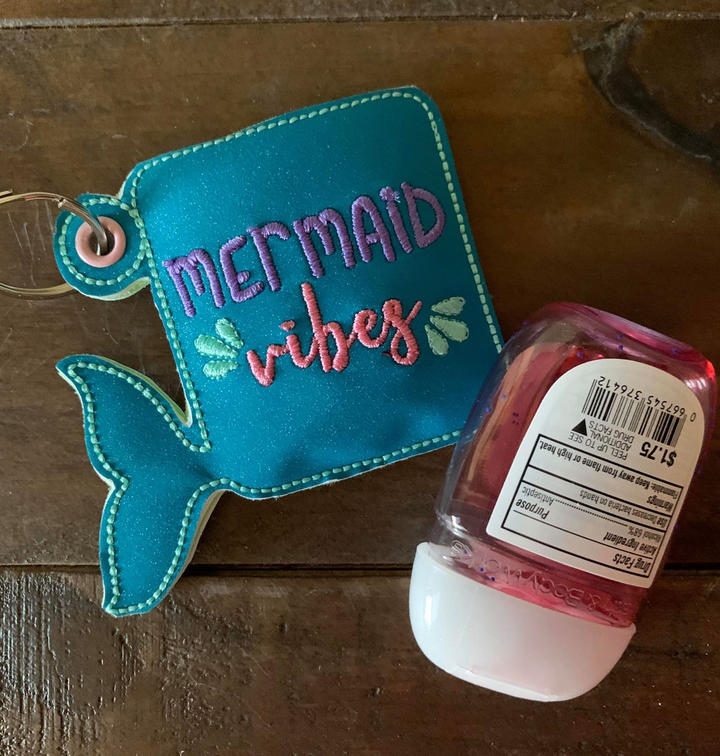 Mermaid Vibes Sanitizer Holders - DIGITAL Embroidery DESIGN