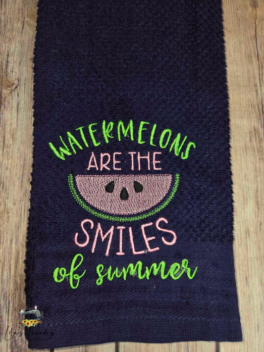 Smiles of Summer - 4 Sizes - Digital Embroidery Design