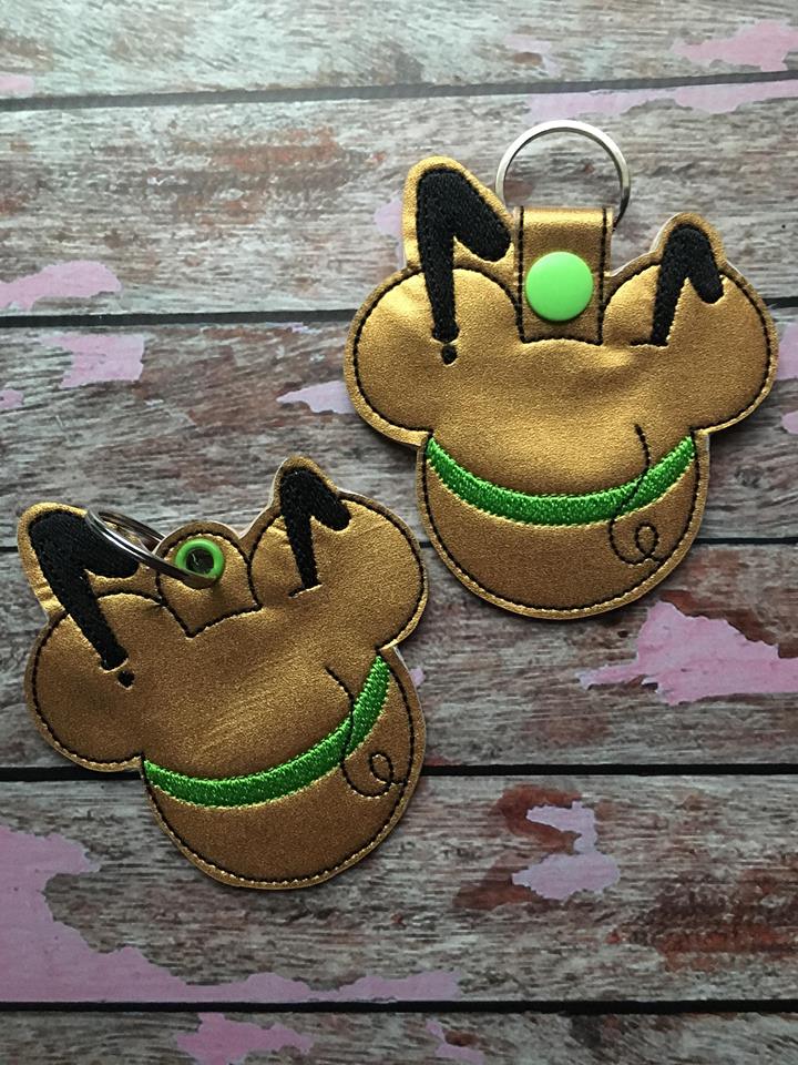 Pluto Dog Mouse Fobs - Embroidery Design - DIGITAL Embroidery DESIGN